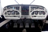 Instrument panel with GPS and post lighting